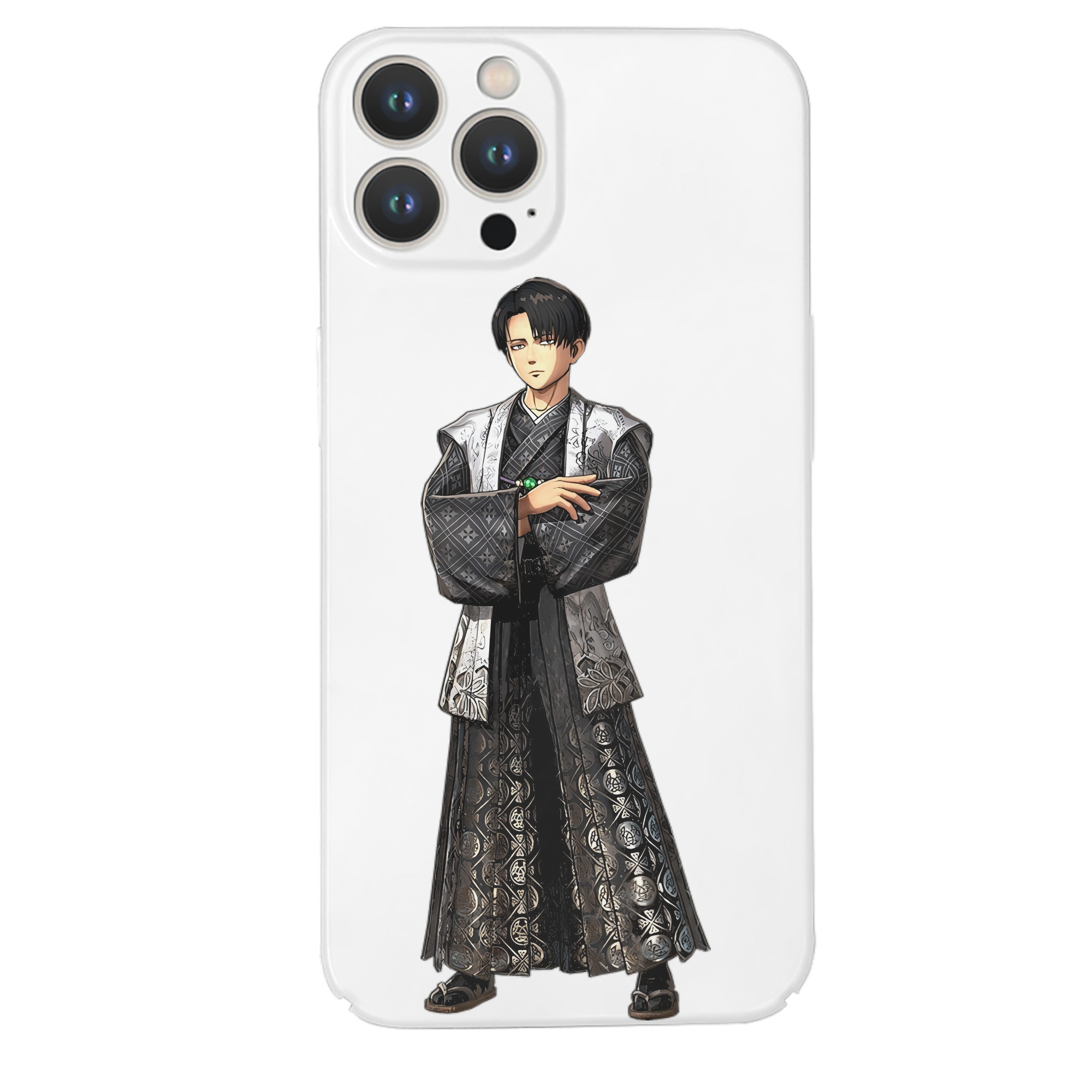 （画像用） 進撃の巨人 リヴァイ·アッカーマン Attack on Titan Levi Ackerman 【iPhone 14シリーズ対応】ハードケース
